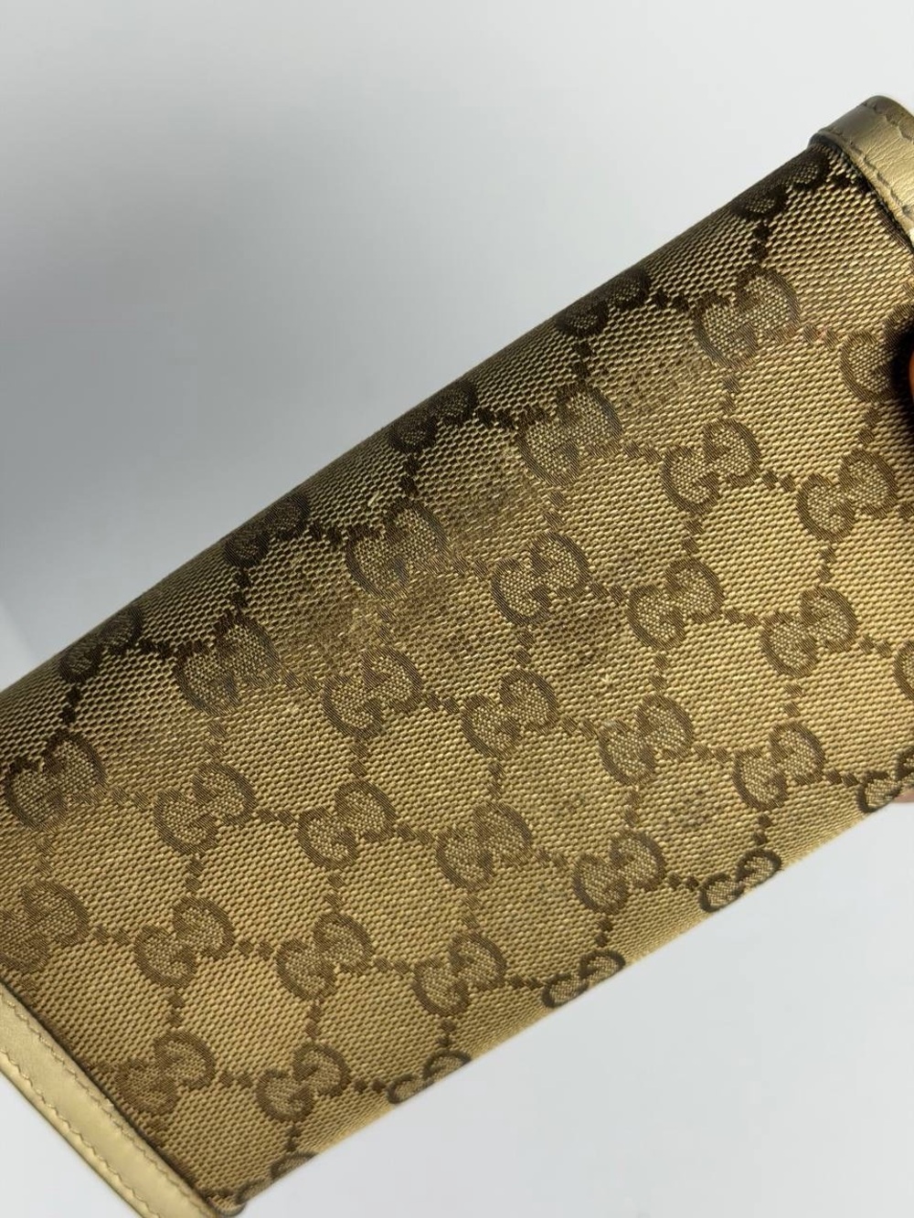 Gucci Sukey Beige GG Canvas Continental Wallet - Picture 9 of 14